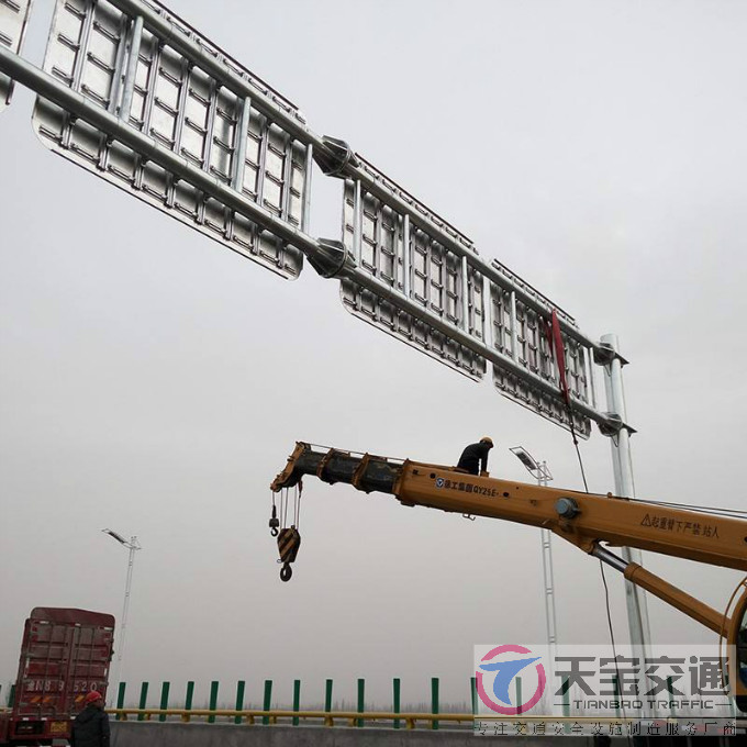 杨浦高速公路标志杆厂家 指引着人们安全行驶